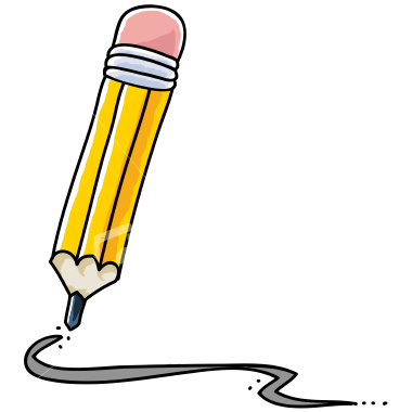 pencil writing on paper - Free Pencil Clipart