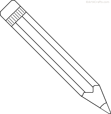 Clip Art Of A Pencil