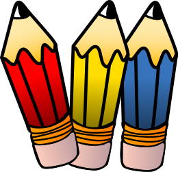 colourful pencils clipart .