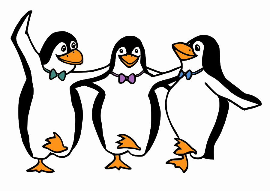 Penguin Clip Art Black And White