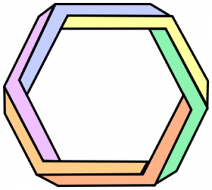 Penrose Hexagon Clipart