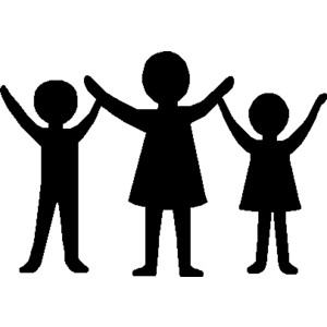 People Clip Art Black And Whi - Clipart Of People