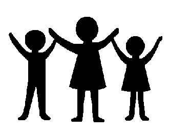 People Clip Art Black Silhouettes