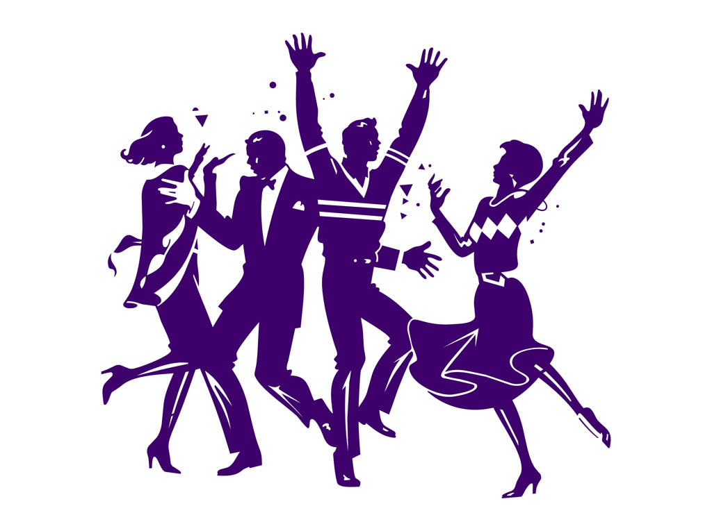 People Partying Clipart Danci - Dance Party Clip Art