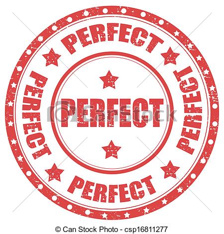 ... Perfect-stamp - Grunge rubber stamp with word Perfect,vector.