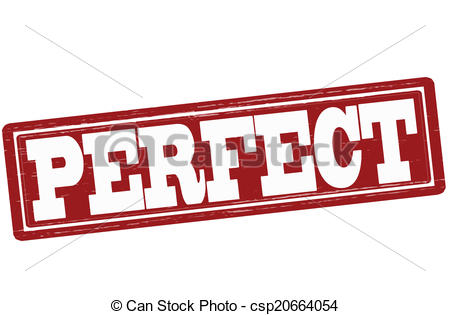 ... Perfect - Stamp with word perfect inside, vector... Perfect Clipart ...