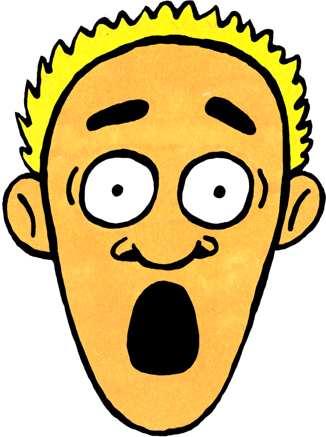 Surprised Face Clipart Kid