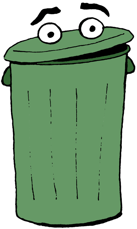 Perfect World Clip Art Househ - Clipart Trash Can