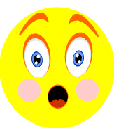 Shocked Smily Face - Clipart 