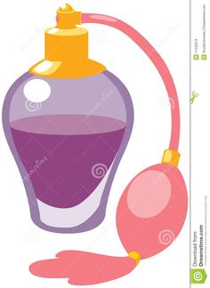 Pink perfume fragrance spray 