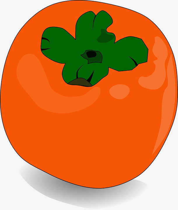 fresh persimmon, Good To Eat, - Persimmon Clipart
