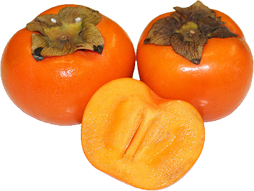hand-painted face persimmon, 