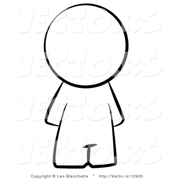person clipart outline