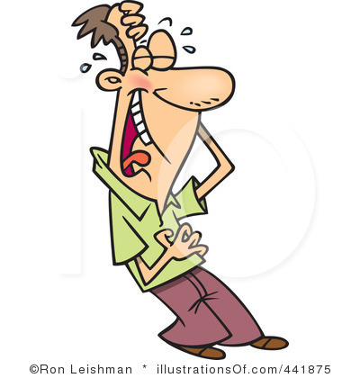 Person Without A Sense Of Hum - Clipart Laughing