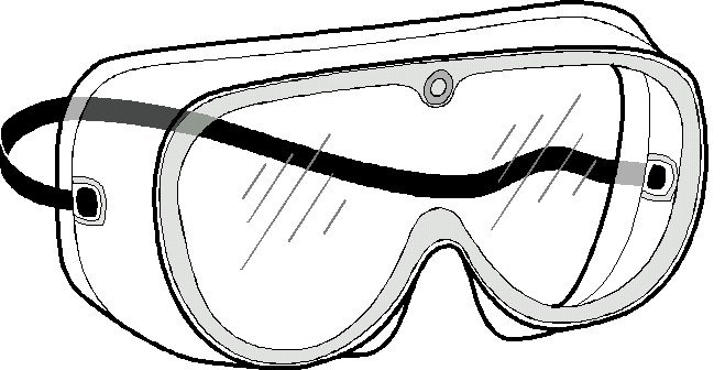 Personal Protective Equipment - Safety Goggles Clipart