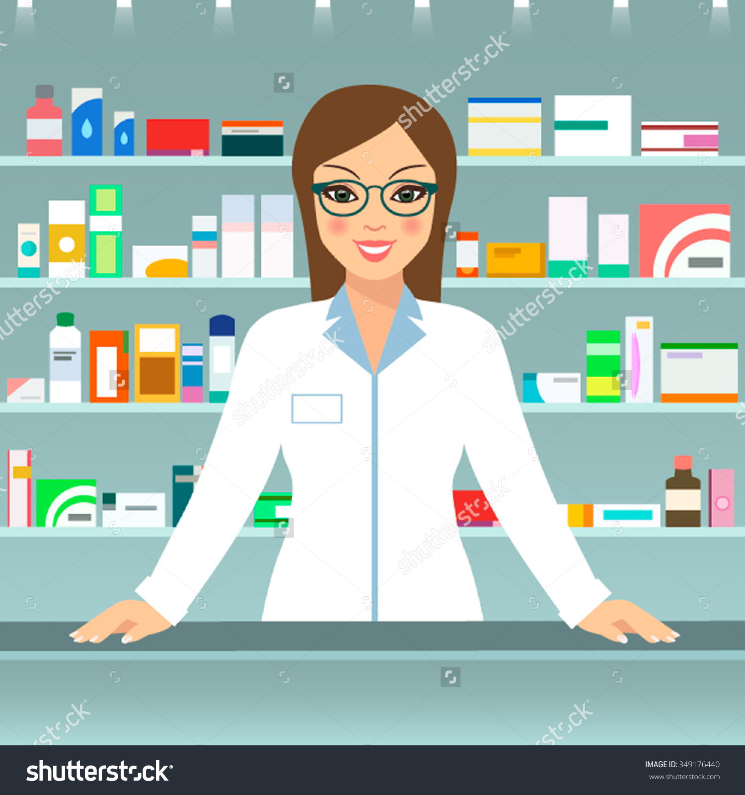 Cartoon Pharmacist Clip Art