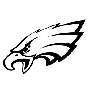 Interesting Philadelphia Eagles Vector Logo Decal SVG S Silhouettes  Coloring Pages