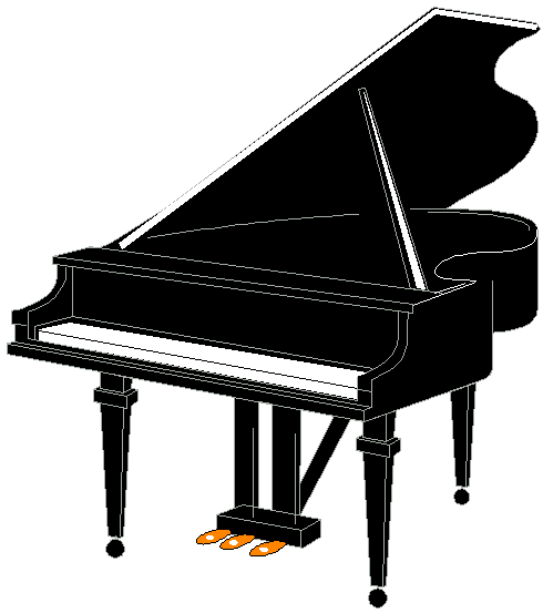 Piano Clipart Black And White | Clipart library - Free Clipart Images