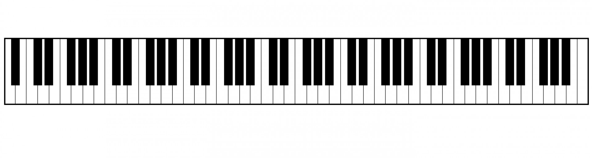 Piano Keyboard Clipart Free S - Piano Keyboard Clipart