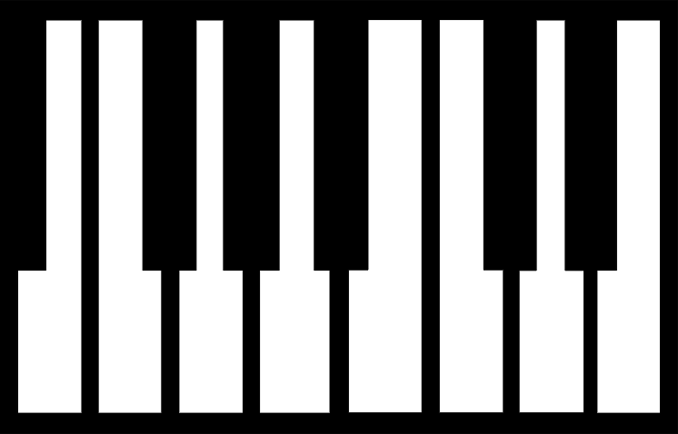Piano Keys Clipart - Blogsbeta
