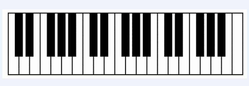 Piano Keys Clipart - Blogsbeta