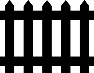Picket Fence - Picket Fence Clipart