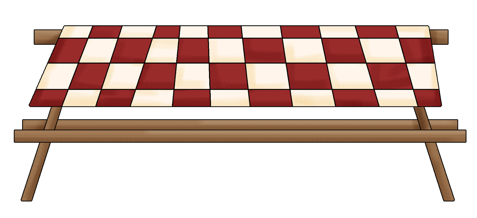 picnic border clipart - Picnic Table Clip Art