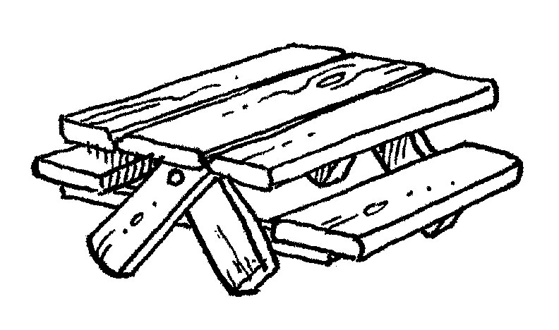 picnic table clip art - Picnic Table Clip Art