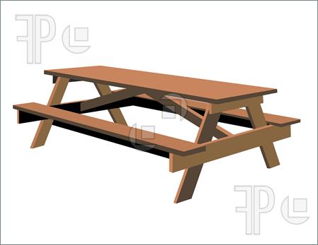 picnic table clipart - Picnic Table Clipart