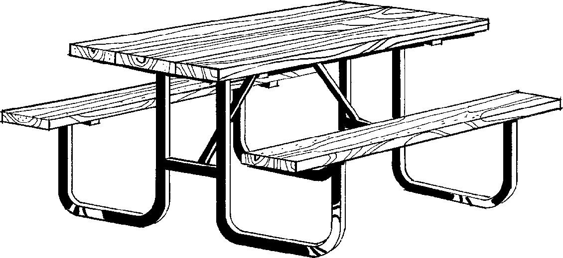 Picnic table clip art clipart - Picnic Table Clip Art