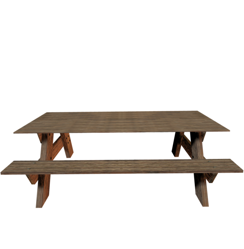 Picnic Table Png Clipart Free - Picnic Table Clip Art