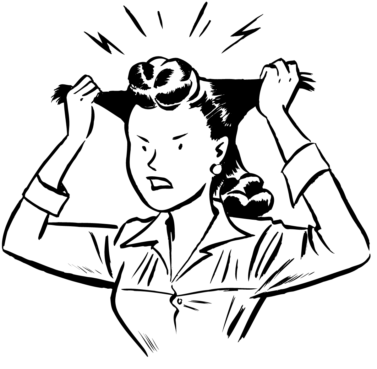 Pics Of Stressed Out People C - Stressed Out Clipart