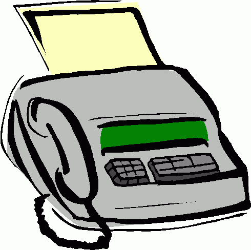 Picture Of Fax Machine - Clip - Fax Machine Clipart