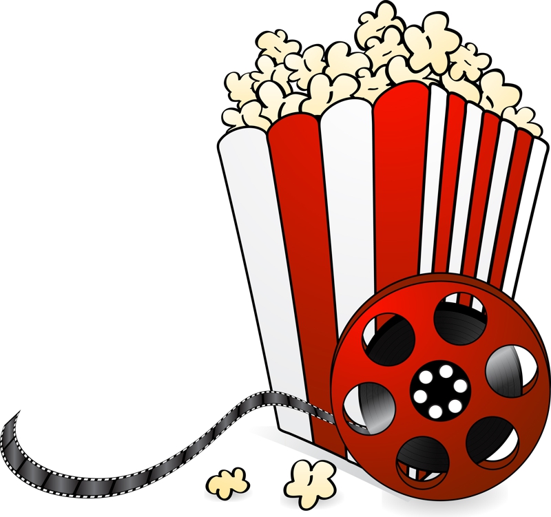 Picture Of Popcorn u0026middot; Movie Night Clipart ...