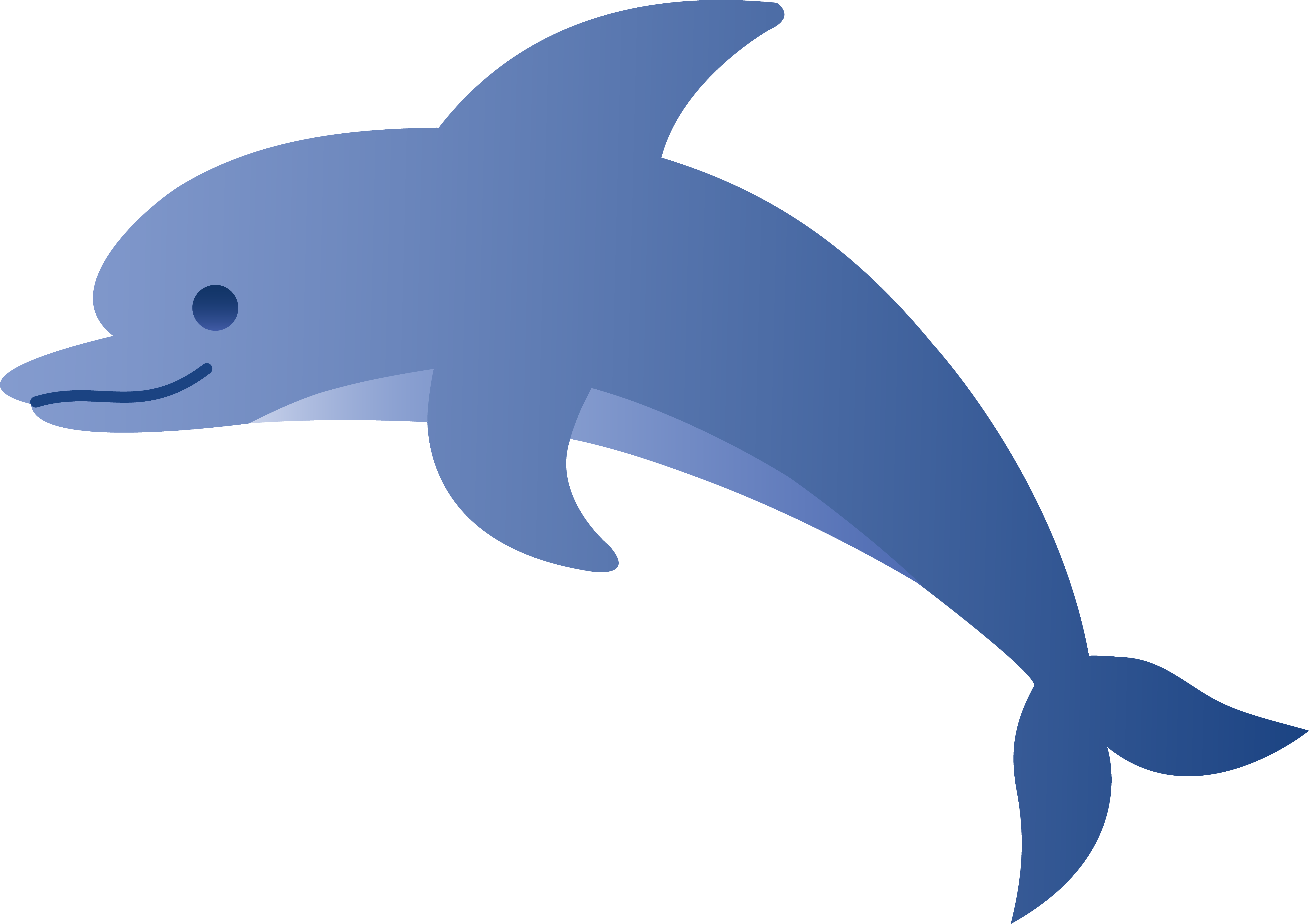 Free Cute Dolphin Clip Art