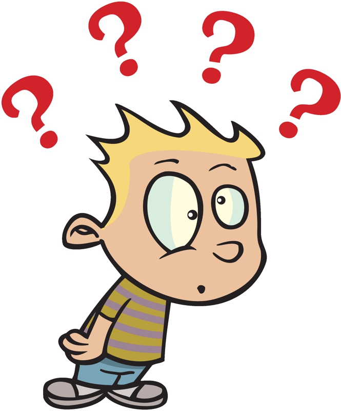 Pictures Of Confused People. Person Looking Clipart