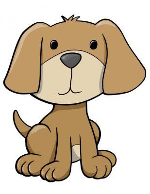 Pictures Of Cute Cartoon Puppies - ClipArt Best | Silhouette Cameo | Pinterest | Cartoon, Puppys and Pictures of