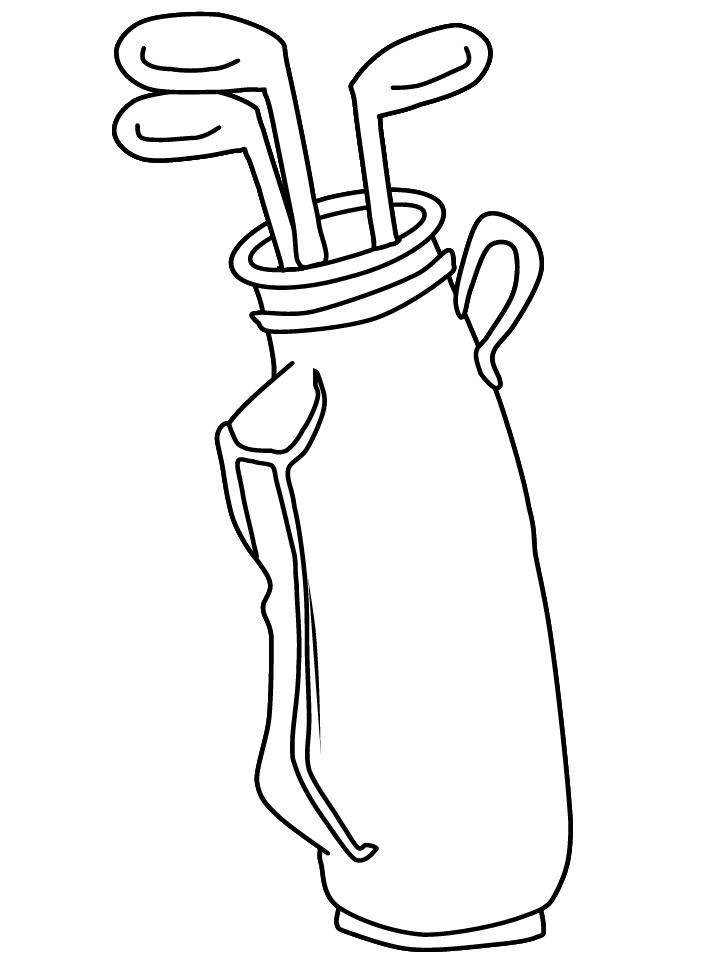 Pictures Of Golf Clubs - Golf Bag Clipart