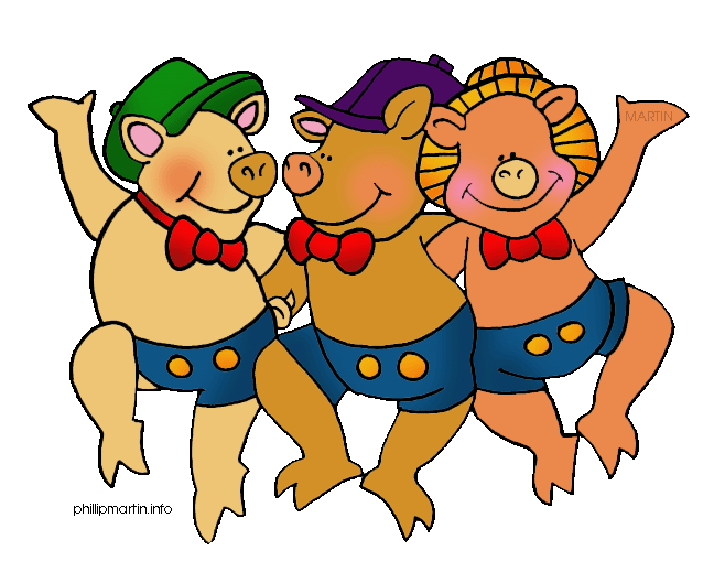 Three Little Pigs Clip Art