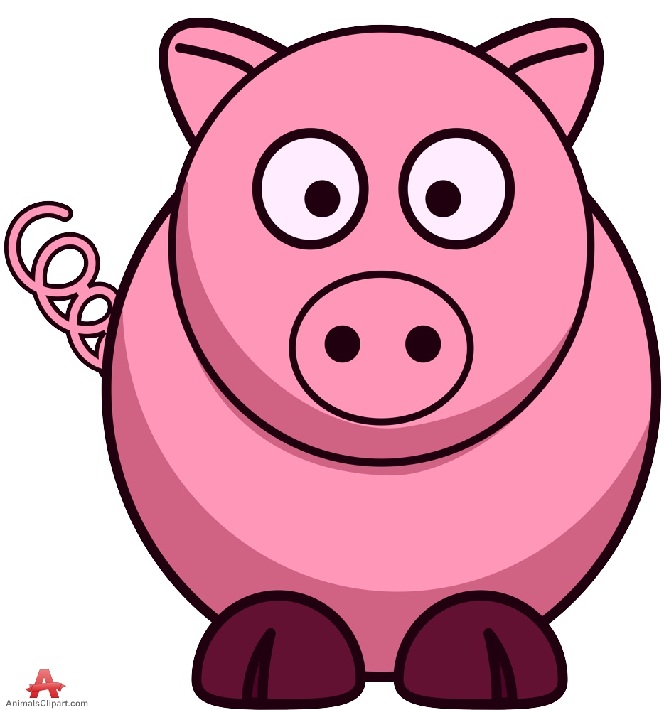 Pig clipart design free .