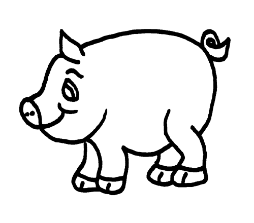 Pig clip art image #1715