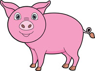 pig clipart. Size: 57 Kb - Clipart Pigs