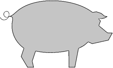 Pig Outline - Clipart library