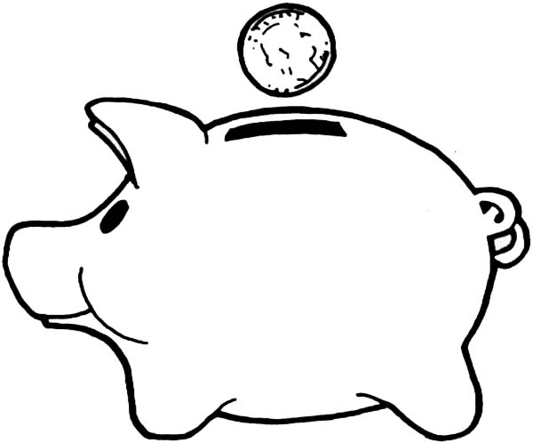 Piggy Bank Clip Art - . - Piggy Bank Clipart