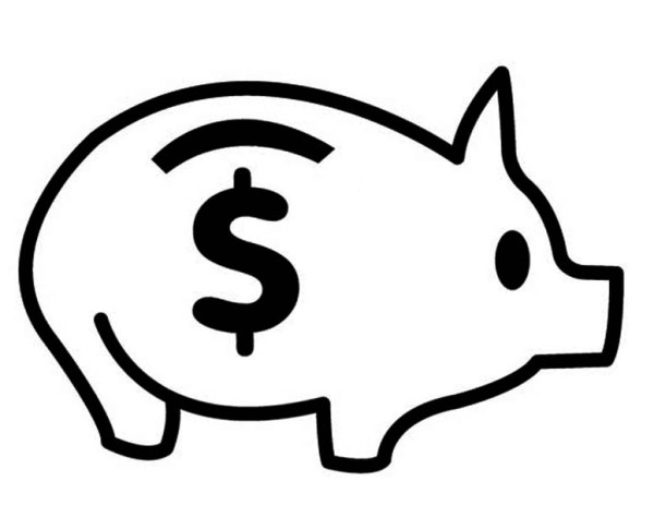 Piggy Bank Clipart - JPEG Image #10154