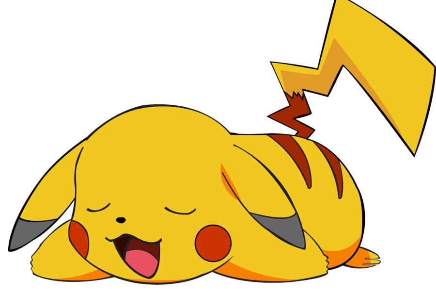 Pikachu Sleeping Pikachu Clipart