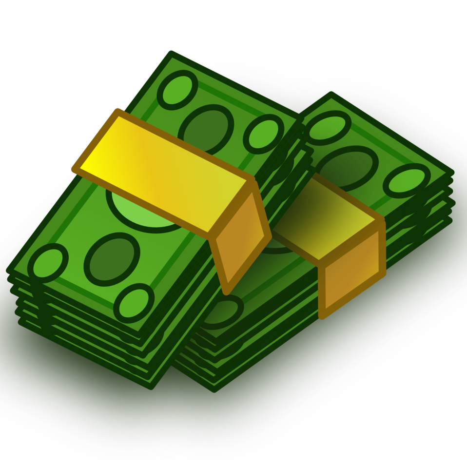 Money Stack - Vector Graphic.