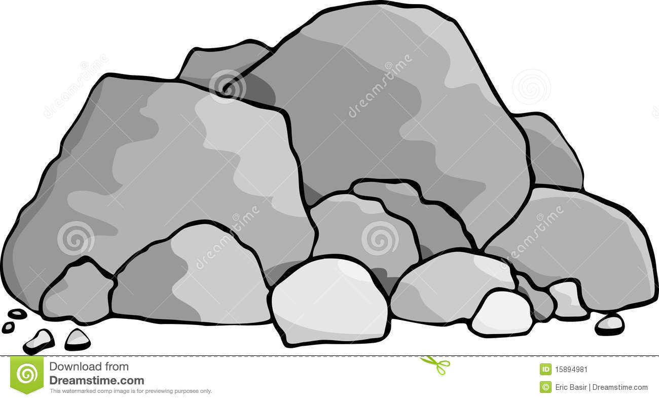pile of rocks clipart - Clipart Rocks