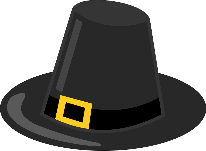 Black Pilgrim Hat Picture