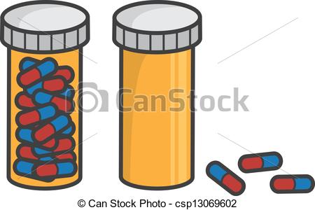 Blank Pill Bottle Clip Art